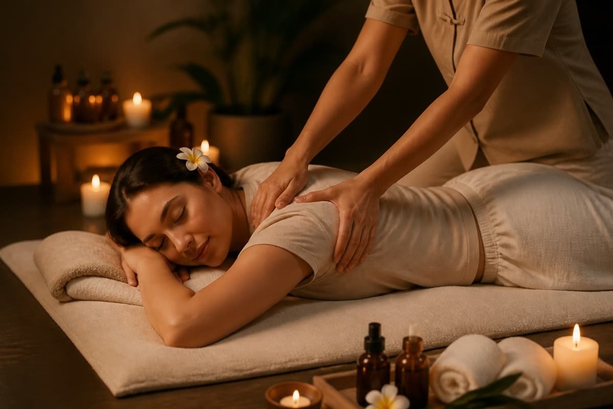 Shiatsu Massage home-service massage atmosphere