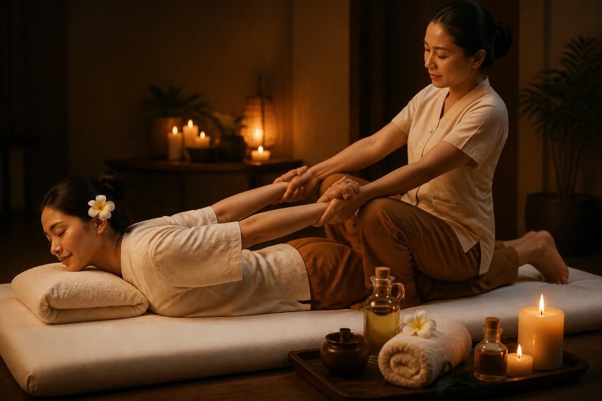 Thai Massage home-service massage atmosphere